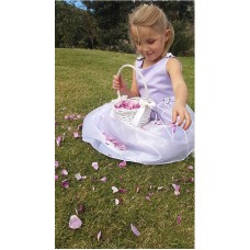 2 x Flower Girl Baskets with Rose Petals